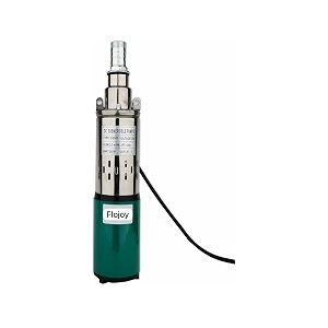 flojoy solar or battery operated submersible water pump dc 24v 250w borewellopenwell pump 134 outlet lift head 120-130 feet flow 1500lhr for agricultural irrigation garden home pond construction site