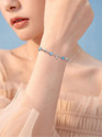 Floky Alloy Silver Bracelet