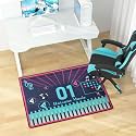 × Floor Chair Mat for Hatsune Miku - 01" Anime Themed Floor Protector Rug 35"×47"