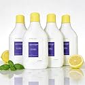 Floor Cleaner, 4 Bottle 930ml Lemon Basil Scented Cleaning Liquid, No-Residue Quick-Dry Formula, Compatible with Narwal Freo/S20/S30 Pro Suitable for All Floor Types