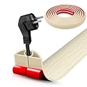 Wooden Floor Cord Cover Self Adhesive 10FT Power Cord Protector Yellow