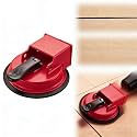 Floor Gap Fixer Tool, 2026 Upgraded Heavy Duty Floor Gap Fixer Suction Cup Tool, Adjustable Height Setter &amp; Countertop Leveling Tools for Vinyl, Wood, Laminate Floors (Red)