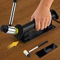 Floor Gap Fixer Tool with Rubber Mallet for Laminate, Vinyl Plank,Hardwood