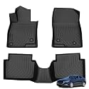 Floor Mats for 2014-2018 Mazda 3 All Weather Automotive TPE Floor Liners Anti-Slip Waterproof Front &amp; Rear Row Accessories (Car Mats)