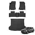 Floor Mats &amp; Cargo Liner for Infiniti QX50 2019-2025 / QX55 2022-2025 All Weather Automotive TPE Floor Liners Set Anti-Slip Waterproof Accessories (Car Mats+Trunk Mat)