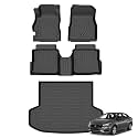Floor Mats &amp; Cargo Liner for Nissan Versa Sedan 2020-2025 (S/SV/SR)