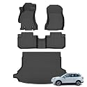 Floor Mats &amp; Cargo Liner for Subaru Forester 2014-2018 All Weather Automotive TPE Floor Liners Set Anti-Slip Waterproof Accessories (Car Mats+Trunk Mat)