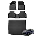 Floor Mats &amp; Cargo Liner for Volkswagen Taos 2022 2023 2024 2025 2026 (Only AWD) All Weather Automotive TPE Floor Liners Set Anti-Slip Waterproof Accessories (Car Mats+Trunk Mat)