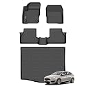 Floor Mats &amp; Cargo Mats Fit Ford Focus Hatchback 2012-2018 All Weather Floor Liners for Focus Hatchback 2012-2018