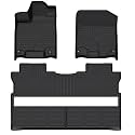 Floor Mats for Honda Ridgeline 2017-2026 All Weather Automotive TPE Floor Liners Anti-Slip Waterproof Honda Ridgeline Accessories (Car Mats)