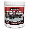 Floor Paint, Waterproof Coating, No-Mix Satin Finish, for Garage, Concrete, Patios &amp; Pool Decks,(Cyan,1 Gallon/3.79 kg),160-200sq.ft