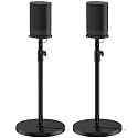 Floor Speaker Stands for Sonos Move and Sonos Move 2 Stand, 2-Pack Black