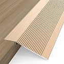 Floor Transition Strip, Aluminum Transition Strips for Doorway Door Threshold Strip Carpet Transition Strip Threshold Ramps for Doorways (Golden, 36''x4'')