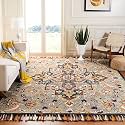 FloorFusion "Woolen Premium Rug Collection Loop Pile 10.c Anti-Shed Carpets for Living Room Bedroom Drawing Room Hall and Floor Size 12 x 18 feet (360x540 cm) Color Multi