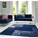 FloorFusion "Woolen+Silk Modern Ultra Premium Rug Collections Carpets for Living Room Bedroom and Hall Size 4 x 6 Feet Color Multi