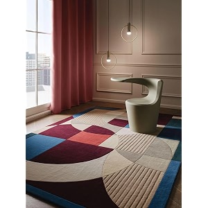 floorfusion 39modern39 design premium rug collection woolen carpet for living room bedroom drawing room hall and floor size 8 x 10 feet 240x300 cm color multi