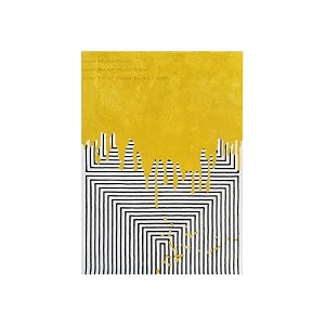 floorfusion 39modern39 design premium rug collection woolen carpet for living room bedroom drawing room hall and floor size 5 x 8 feet 150x240 cm color white amp gold