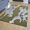 FloorFusion Animal Pattern Premium Rug Collection Woolen Carpet for Living Room Bedroom Drawing Room Hall and Floor Size 4 x 6 feet (120x180 cm) Color Multi