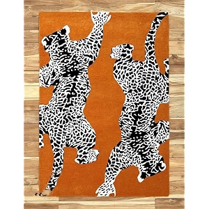 floorfusion animal pattern premium rug collection woolen carpet for living room bedroom drawing room hall and floor size 12 x 16 feet 360x480 cm color multi