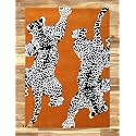 FloorFusion Animal Pattern Premium Rug Collection Woolen Carpet for Living Room Bedroom Drawing Room Hall and Floor Size 6 x 8 feet (180x240 cm) Color Multi