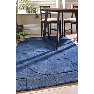 floorfusion 39modern39 design premium rug collection woolen carpet for living room bedroom drawing room hall and floor size 12 x 18 feet 360x540 cm color blue