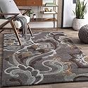 FloorFusion Design Woollen Rectangular Carpet For Living Room Bedroom Drawing Room Hall And Floor Size 6 X 9 Feet (180X270 Cm) Color Multi