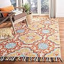 FloorFusion Loop Pile 10C.Textured Yarn Anti Shed Rectangular Carpet For Living Room Bedroom Drawing Room Hall And Floor Size 6 X 8 Feet (180X240 Cm) Color Multi