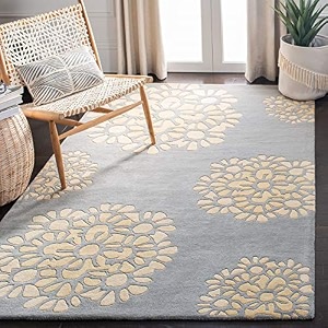 floorfusion modern woolen rectangular carpet for living room bedroom and hall size 12 x 18 feet color multi