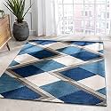 FloorFusion Modern Woollen Rectangular Carpet For Living Room Bedroom Drawing Room Hall And Floor Size 9 X 12 Feet (270X360 Cm) Color Multi