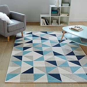 floorfusion premium design cut pile carpet for living room bedroom drawing room hall and floor size 4 x 6 feet 120x180 cm color multi