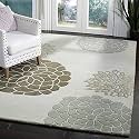 FloorFusion Premium Design Floral Pattern Rectangular Carpet For Living Room Bedroom Drawing Room Hall And Floor Size 8 X 10 Feet (240X300 Cm) Color Multi