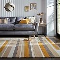 FloorFusion Premium Design Loop &amp; Cut Rectangular Carpet For Living Room Bedroom Drawing Room Hall And Floor Size 5 X 8 Feet (150X240 Cm) Color Multi
