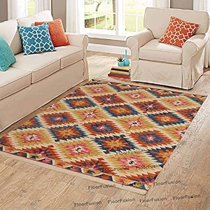 floorfusion premium loop rectangular carpet for living room bedroom drawing room hall and floor size 12 x 16 feet 360x480 cm color multi