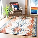 FloorFusion Premium Loop Rectangular Carpet For Living Room Bedroom Drawing Room Hall And Floor Size 5 X 7 Feet (150X210 Cm) Color Multi