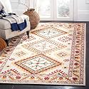 FloorFusion Premium Loop Pile Rectangular Carpet For Living Room Bedroom Drawing Room Hall And Floor Size 6 X 8 Feet (180X240 Cm) Color Multi