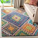 FloorFusion Premium Loop Pile Rectangular Carpet For Living Room Bedroom Drawing Room Hall And Floor Size 9 X 12 Feet (270X360 Cm) Color Multi