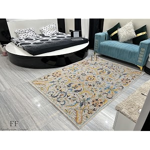 floorfusion premium loop pile rectangular carpet for living room bedroom drawing room hall and floor size 6 x 9 feet 180x270 cm color multi