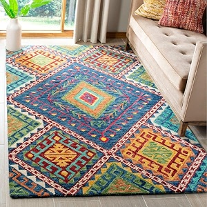 floorfusion premium loop pile rectangular carpet for living room bedroom drawing room hall and floor size 10 x 14 feet 300x420 cm color multi