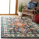 FloorFusion Premium Loop Pile Rectangular Carpet For Living Room Bedroom Drawing Room Hall And Floor Size 6 X 9 Feet (180X270 Cm) Color Multi