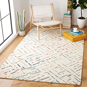 floorfusion premium modern multi color rectangular carpet for living room bedroom drawing room hall and floor size 8 x 10 feet 240x300 cm color multi