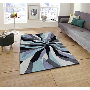floorfusion premium modern multi color carpet for living room bedroom drawing room hall and floor size 6 x 8 feet 180x240 cm color multi