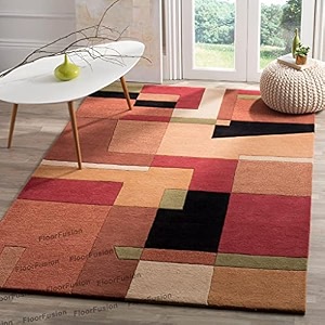 floorfusion premium modern multi color carpet for living room bedroom drawing room hall and floor size 12 x 18 feet 360x540 cm color multi
