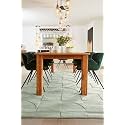 FloorFusion 'Modern' Design Premium Rug Collection Woolen Carpet for Living Room Bedroom Drawing Room Hall and Floor Size 9 x 12 feet (270x360 cm) Color Green