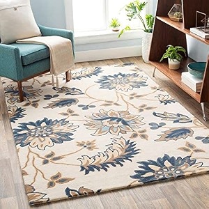 floorfusion premium persian rectangular carpet for living room bedroom drawing room hall and floor size 5 x 7 feet 150x210 cm color multi