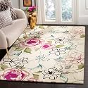 FloorFusion Premium Persian Rectangular Carpet For Living Room Bedroom Drawing Room Hall And Floor Size 6 X 9 Feet (180X270 Cm) Color Multi