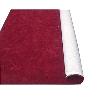 handmade tufted plain solid woolen thick carpet for living room 8 feet x 10 feet 240 x 300 cm maroon colour
