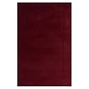 Pure Woolen Handmade Tufted Plain Carpet for Home Living Room 6 Feet x 8 Feet (180 x 240 Cm) Maroon Colour