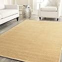 Pure Woolen Handmade Tufted Plain Carpet for Home Living Room 9 Feet x 12 Feet (270 x 360 Cm) Beige Colour