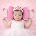 FLORA BOUTIQUE Microfibre Baby Pillow Pack of