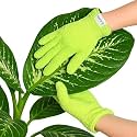 Flora Microfiber Dusting Gloves for Houseplants –Save Your Plants from Hidden Killers–Ultra-Gentle Microfiber